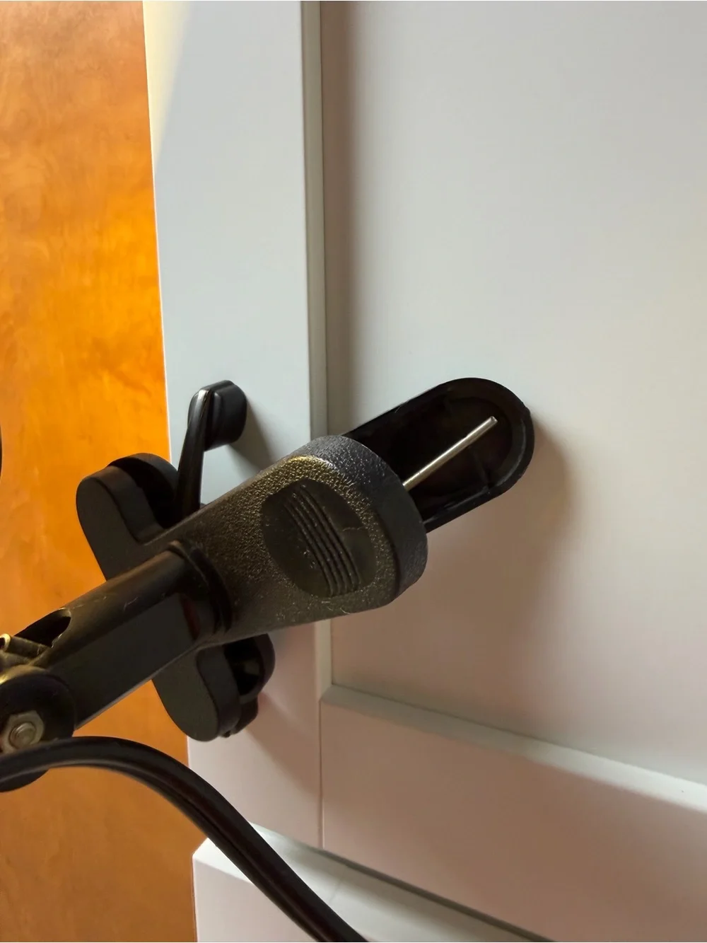 Black Adjustable Clip-On Task Lamp - Brand: